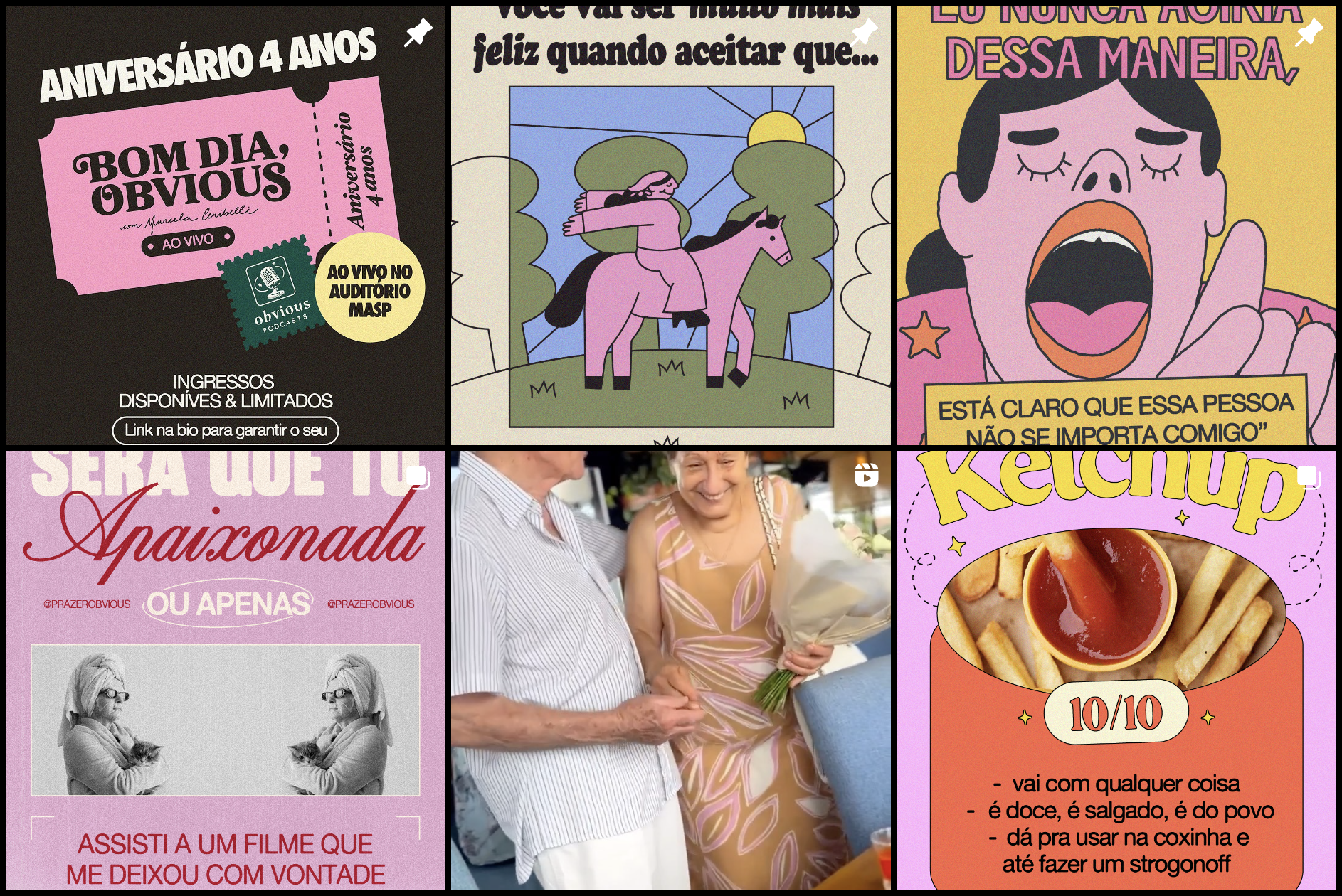 artigo sobre diferenciação: insta da obvious