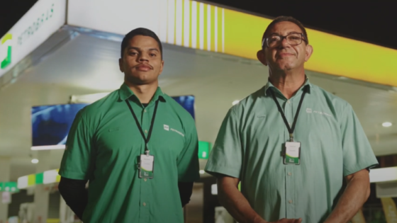 homenagem especial: frentistas dos Postos Petrobras